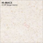 Lg Hi Macs Granite G109 Beige Island