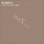 Lg Hi Macs Solid S103 Concrete Grey